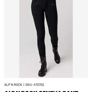 Geneva Black Techno Pants